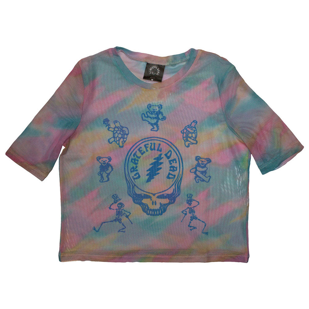 Grateful Dead Egyptian Slash Mesh Crop Top product image 1