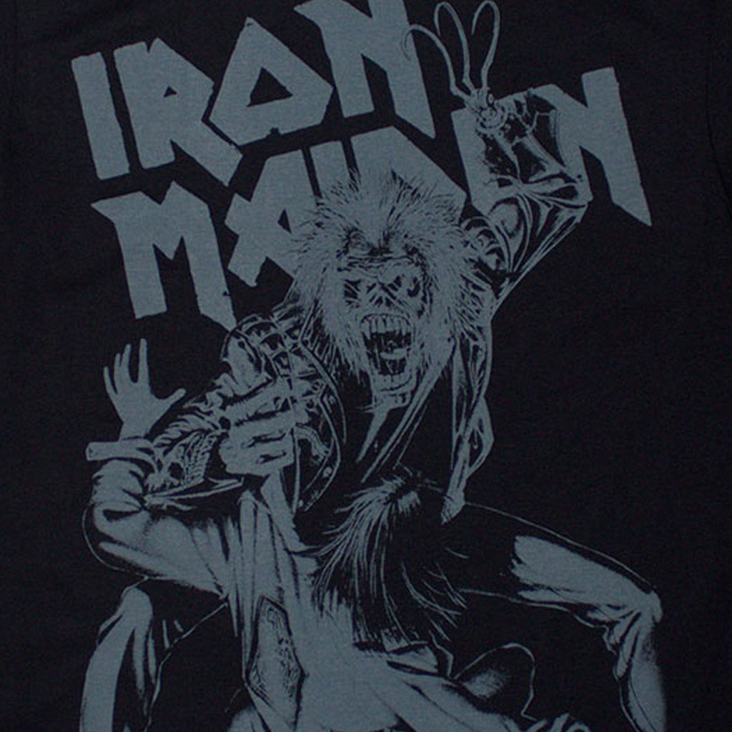 Iron Maiden No Prayer Claw Jumbo Grey T Shirt product image 2