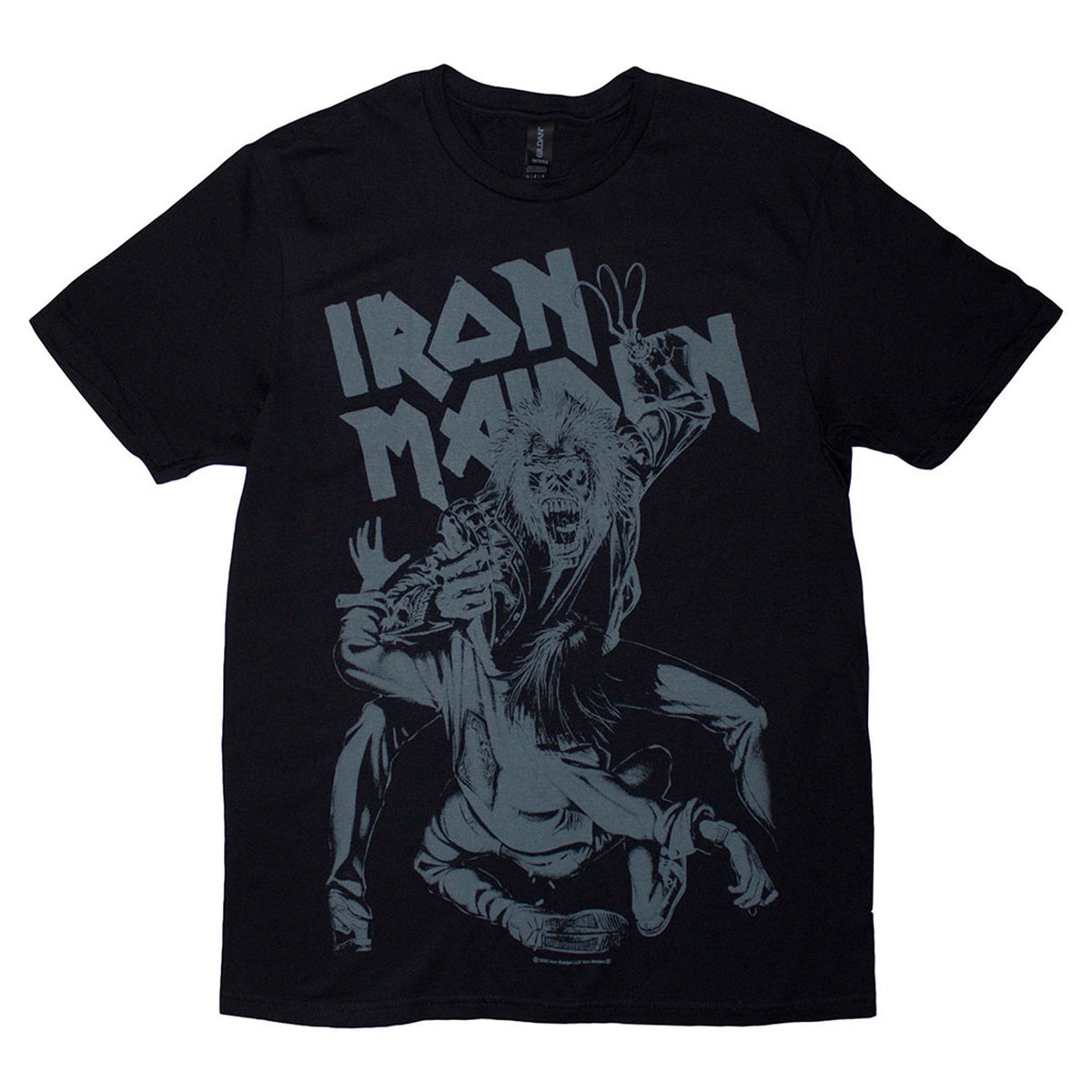 Iron Maiden No Prayer Claw Jumbo Grey T Shirt product image 1