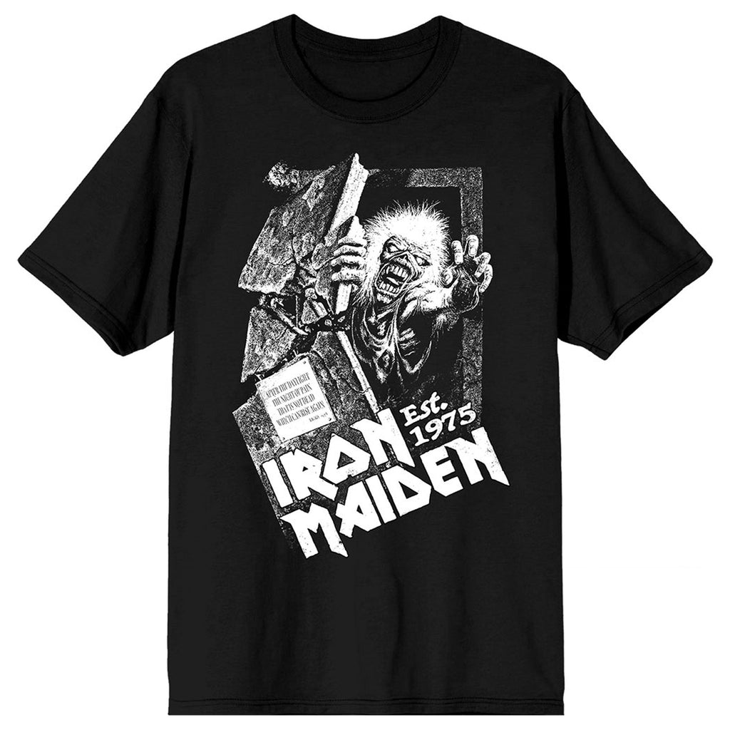 Iron Maiden Est 1975 No Prayer Grave T Shirt product image 1