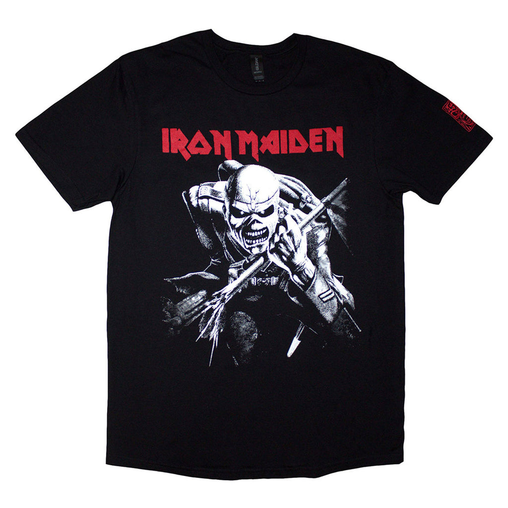 Iron Maiden 50 Trooper Charge White T Shirt product image 1