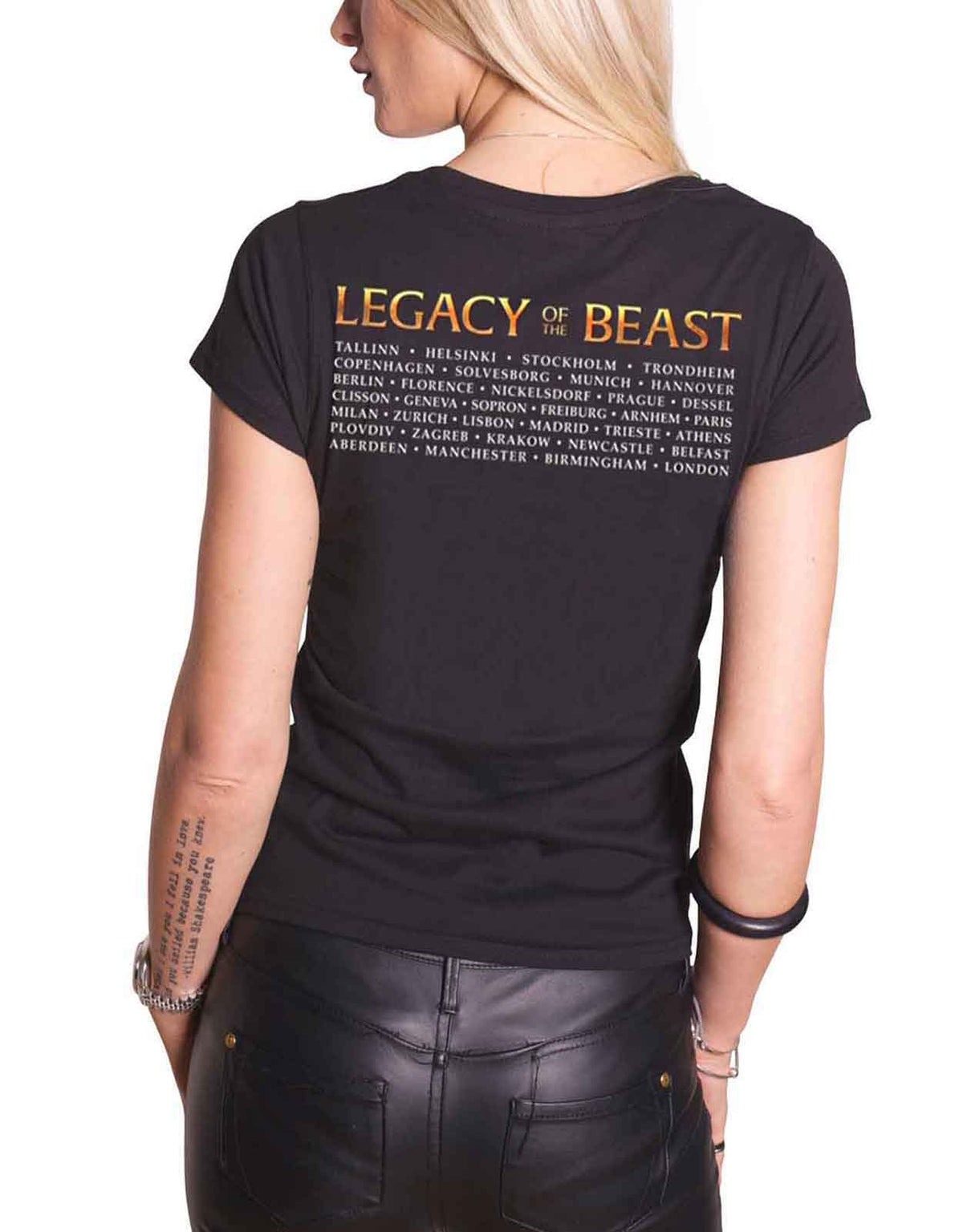 Iron Maiden Legacy of The Beast European Tour Skinny Fit T product image 2