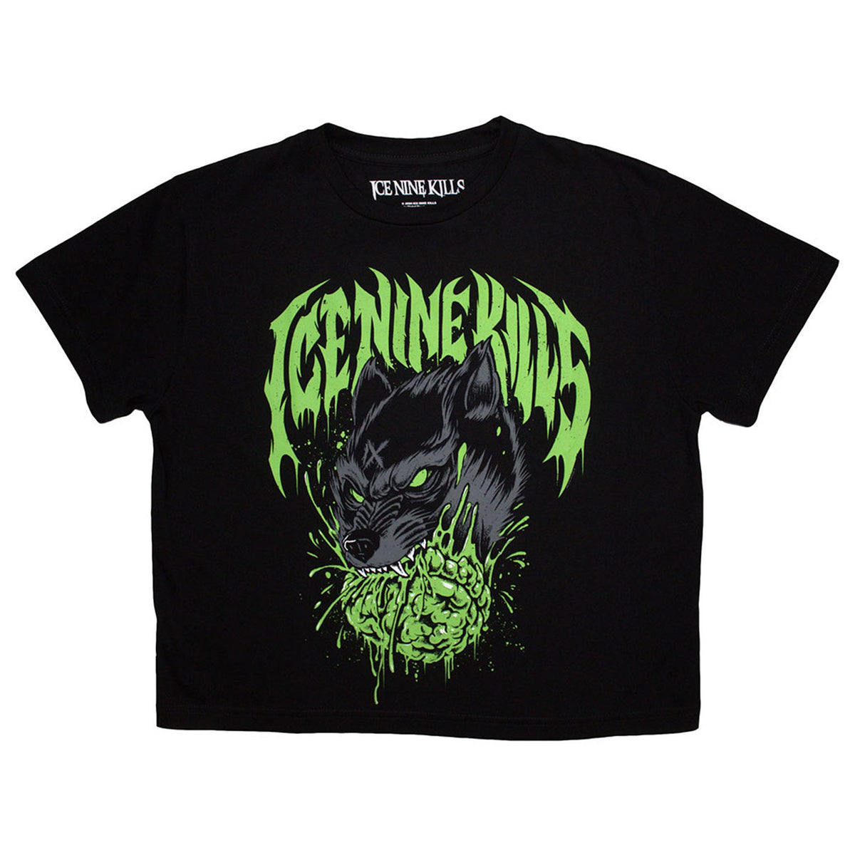 Ice Nine Kills Wolf Band Logo Crop Top product image 1