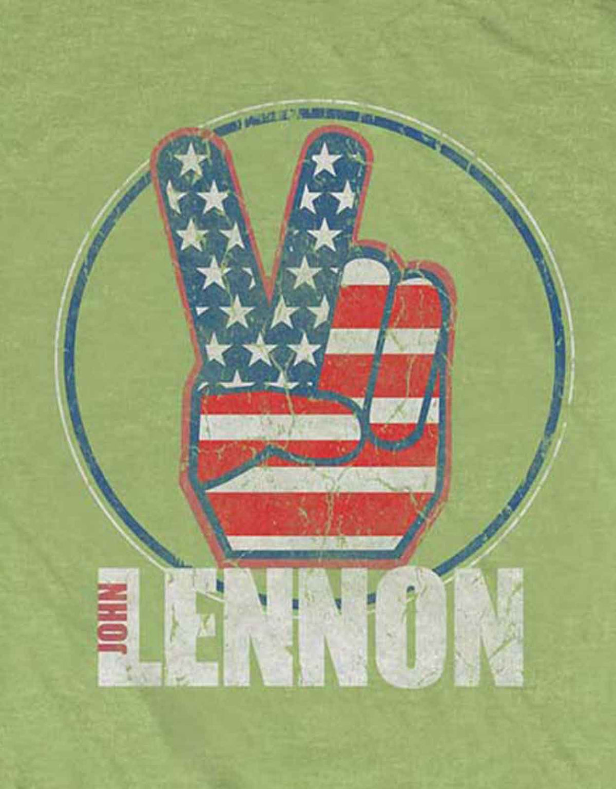 John Lennon Peace Fingers Skinny Fit T Shirt product image 2