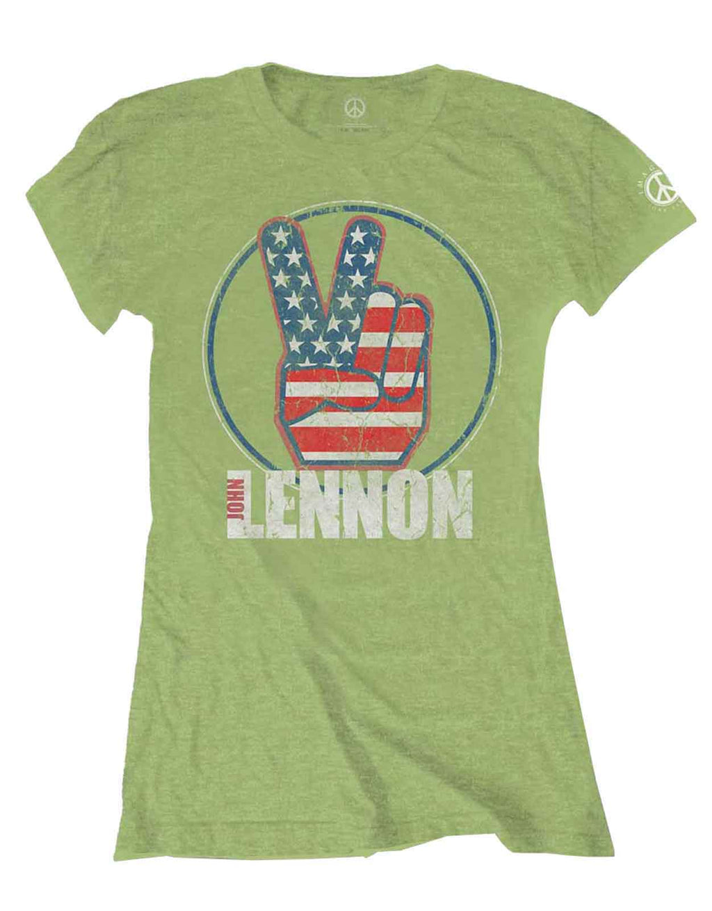 John Lennon Peace Fingers Skinny Fit T Shirt product image 1