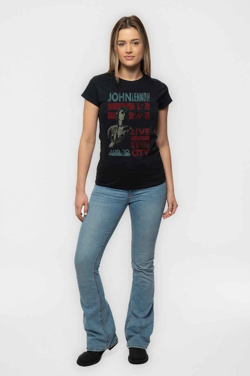 John Lennon Live in NYC 1972 Skinny Fit T Shirt product image 1