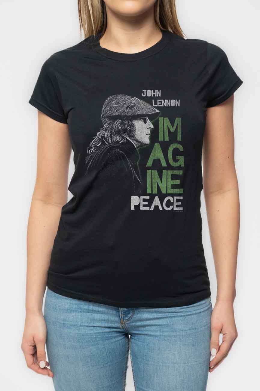 John Lennon Imagine Peace Skinny Fit T Shirt product image 2