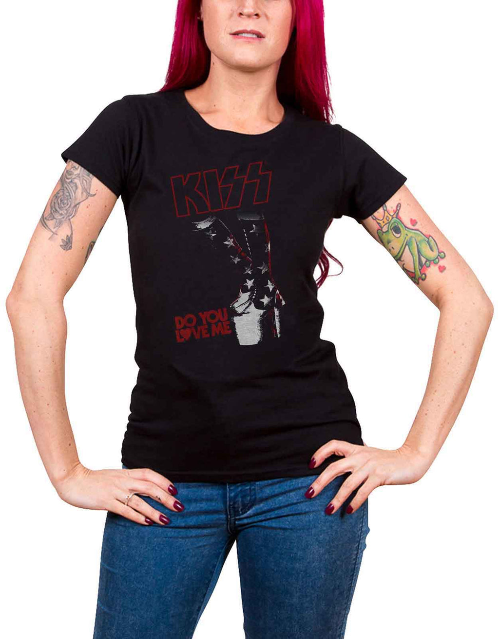 KISS Do You Love Me Skinny Fit T Shirt product image 1