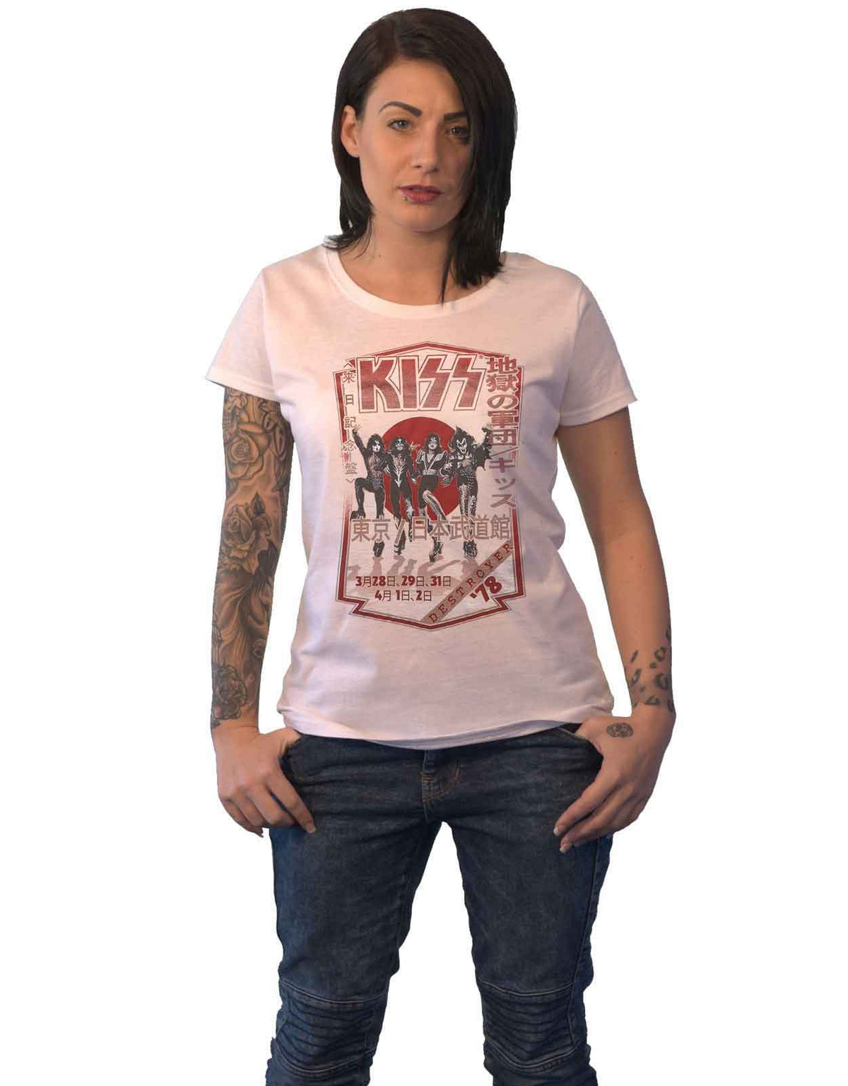 KISS Destroyer Tour 78 Skinny Fit T Shirt product image 1