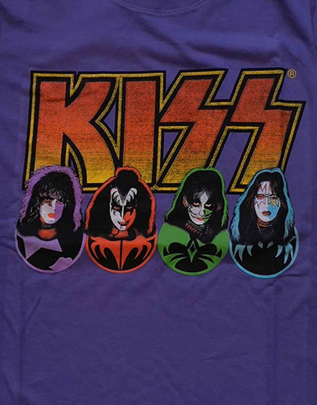 KISS Faces and Icons Skinny Fit T Shirt product image 2