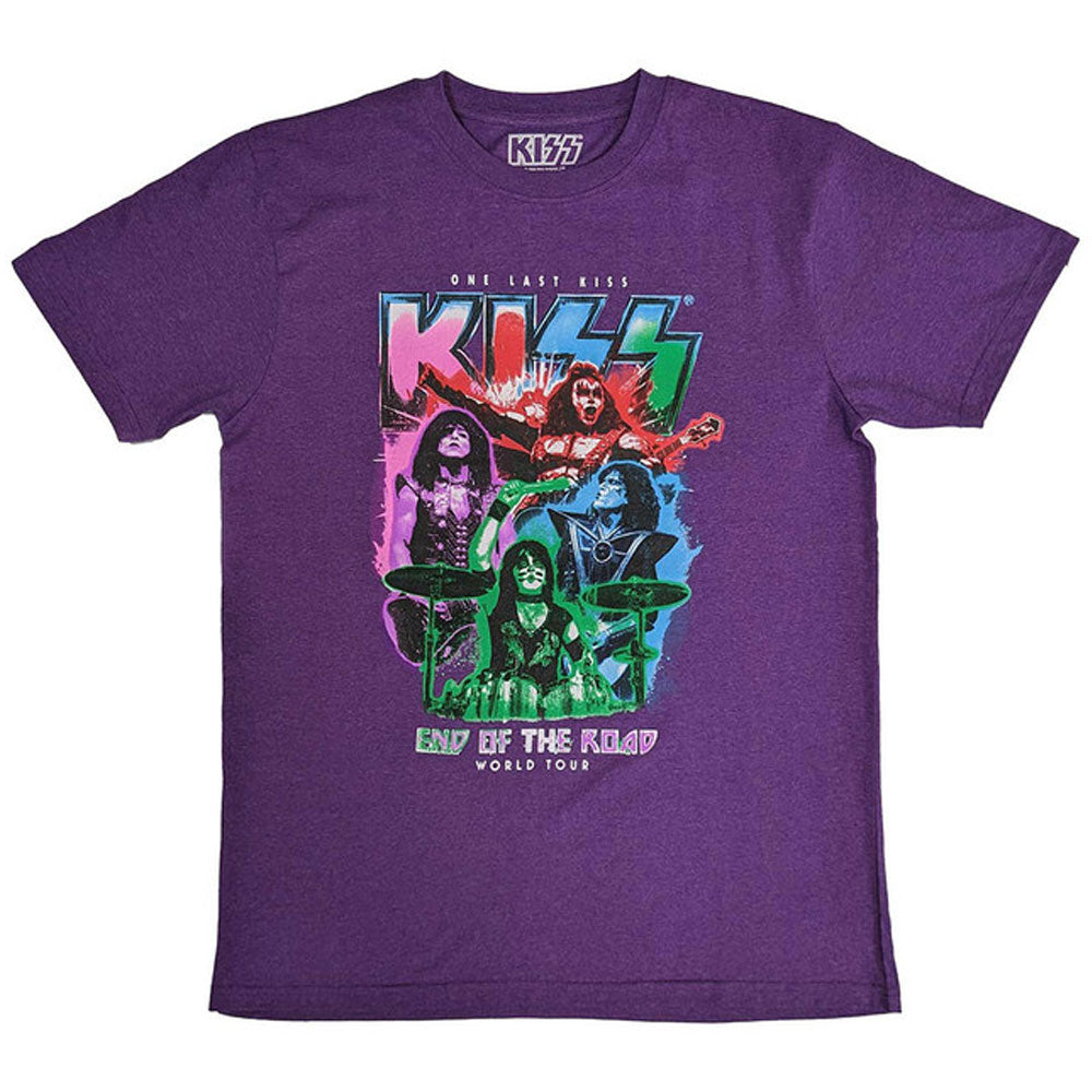 KISS End Of The Road Colour Pop T Shirt product image 1