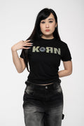 Korn Doll Issues Band Logo Crop Top product image 1