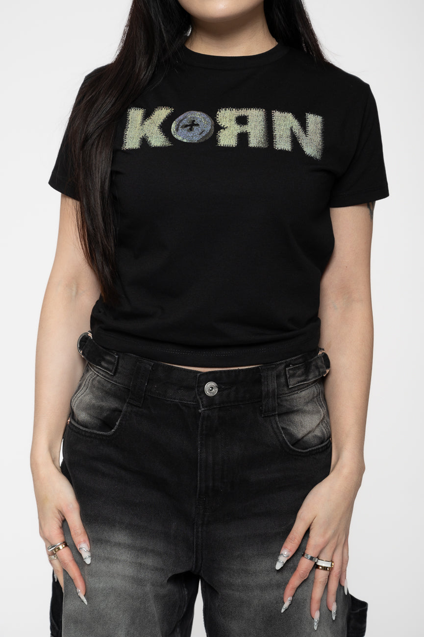 Korn Doll Issues Band Logo Crop Top product image 3