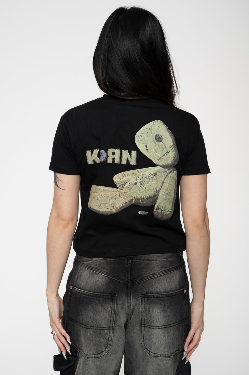 Korn Doll Issues Band Logo Crop Top product image 4