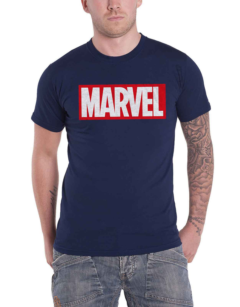 Classic Box Logo Marvel T Shirt product image 1