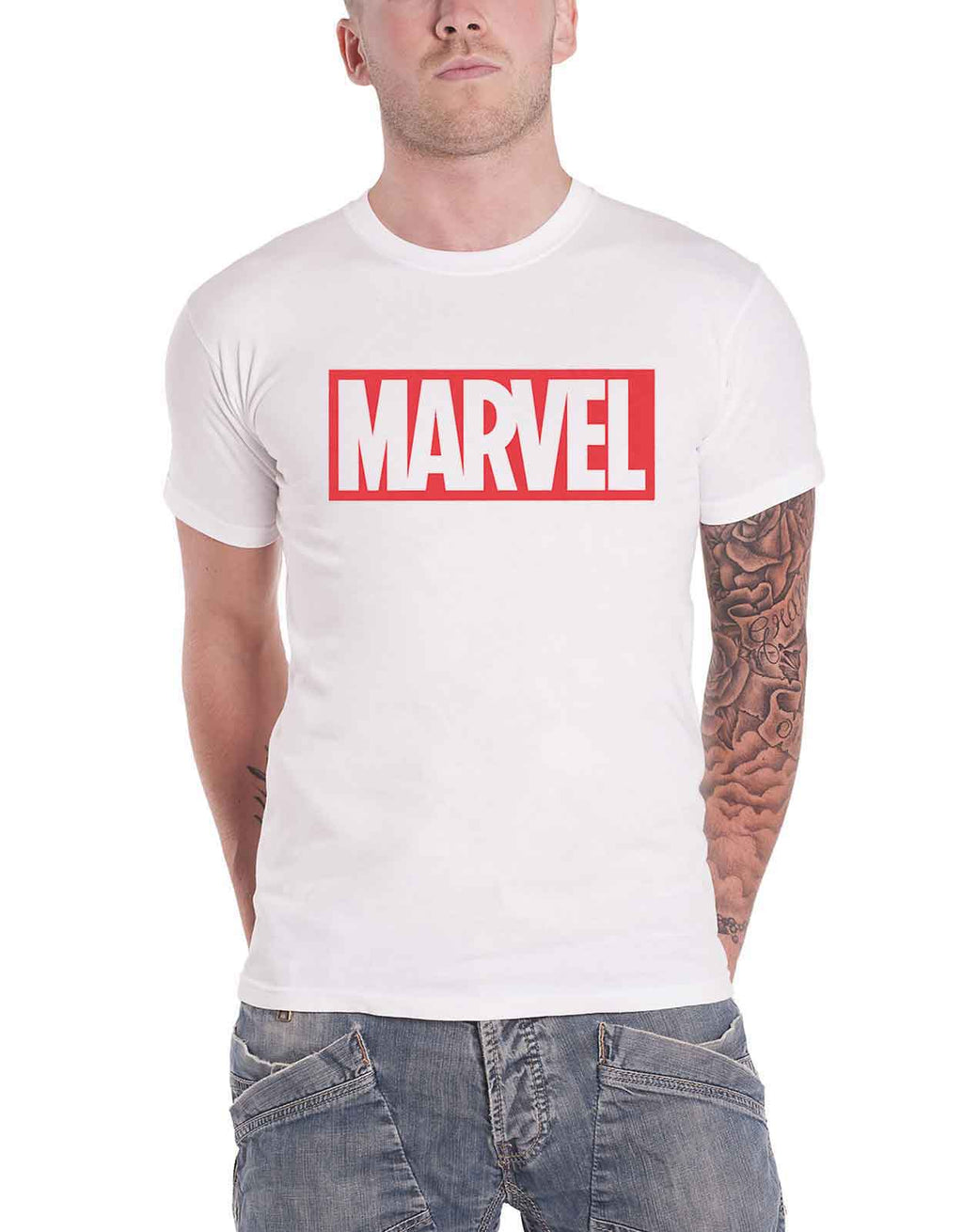 Classic Box Logo Marvel T Shirt product image 1