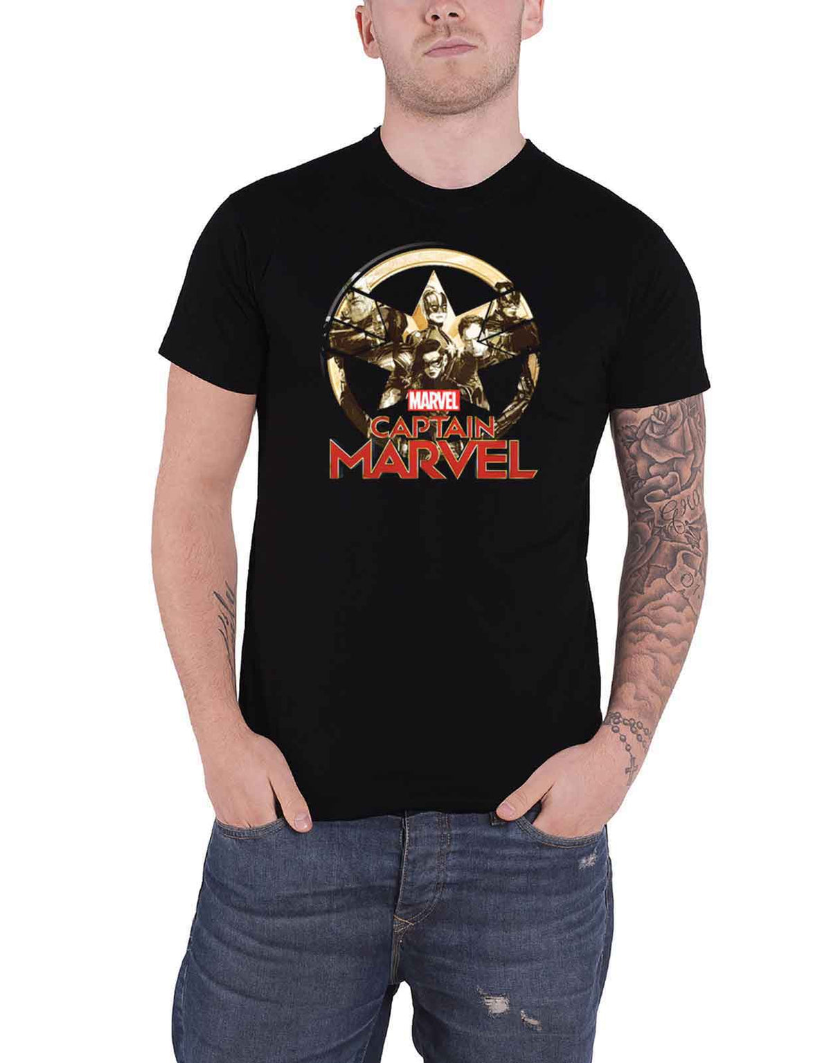 Captain Marvel Characters T Shirt product image 1