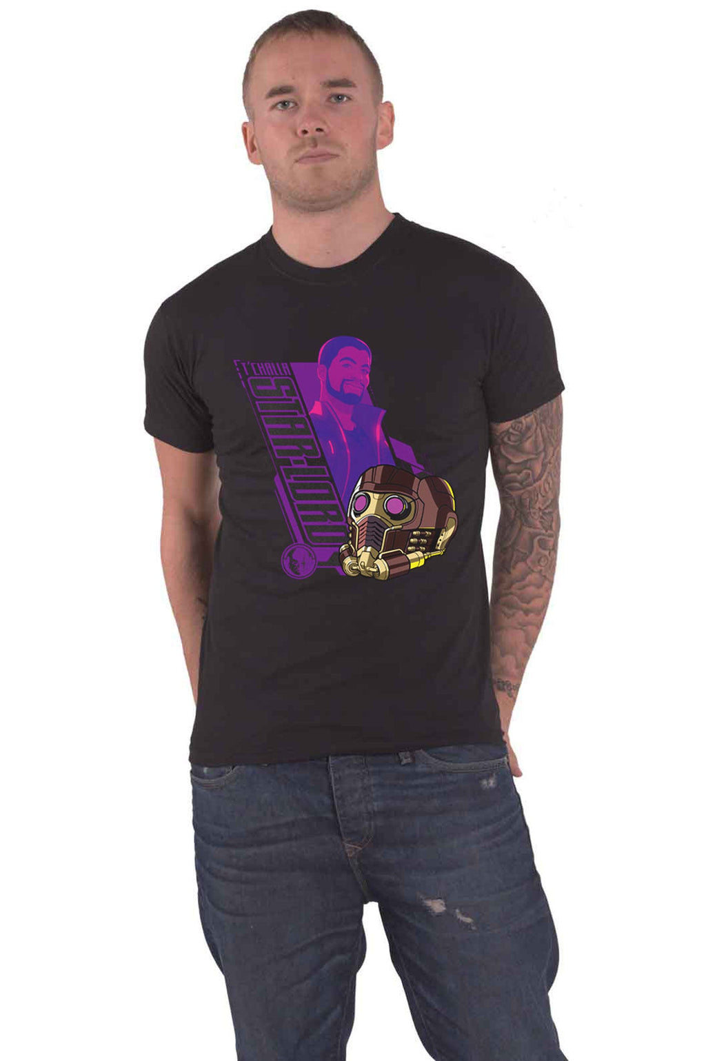 What If T'Challa Star Lord Marvel T Shirt product image 1