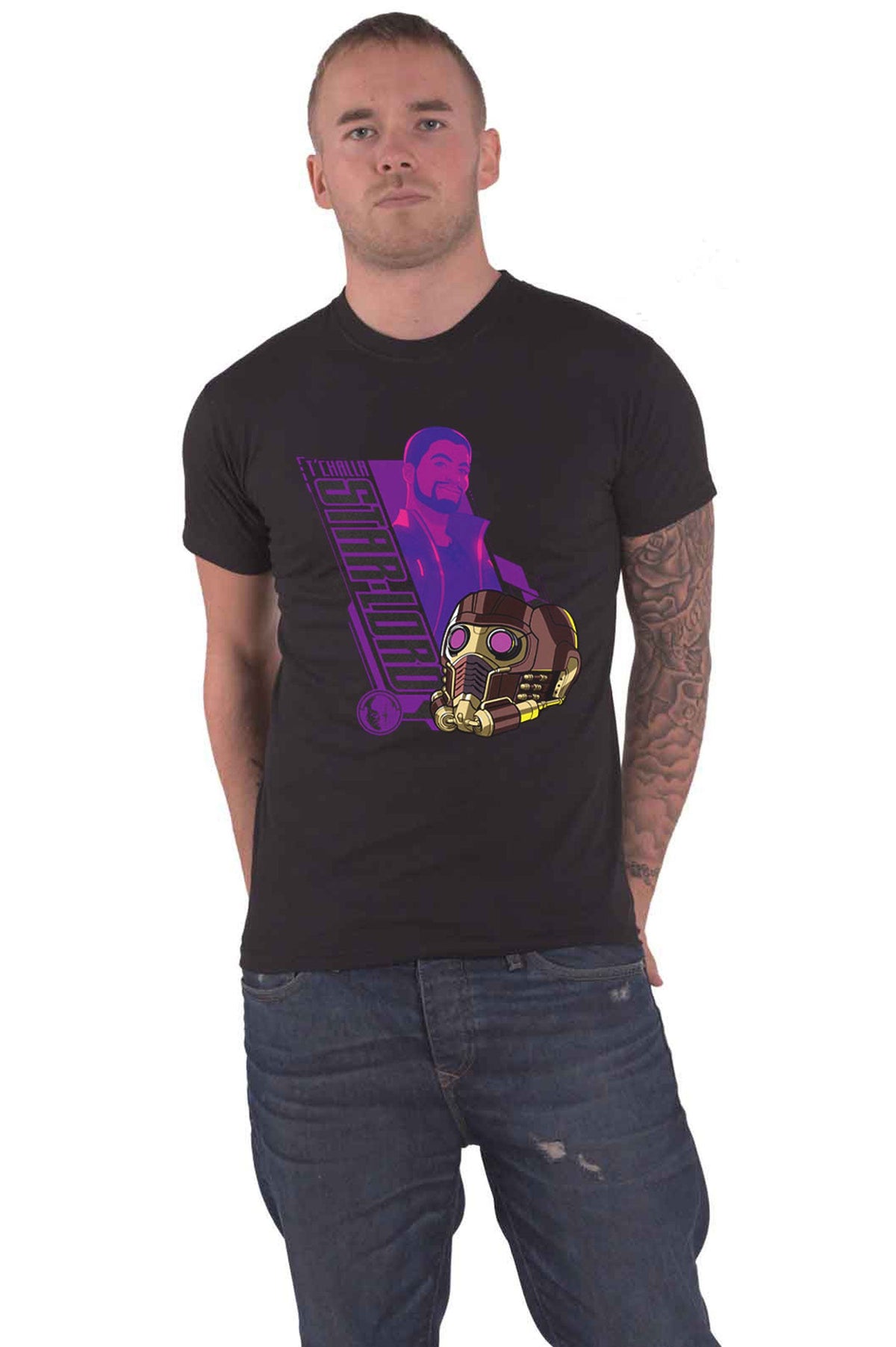 What If T'Challa Star Lord Marvel T Shirt product image 1