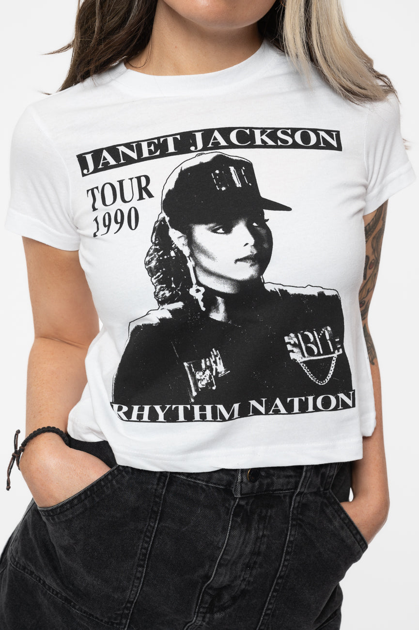 Janet Jackson Rhythm Nation Crop Top product image 3
