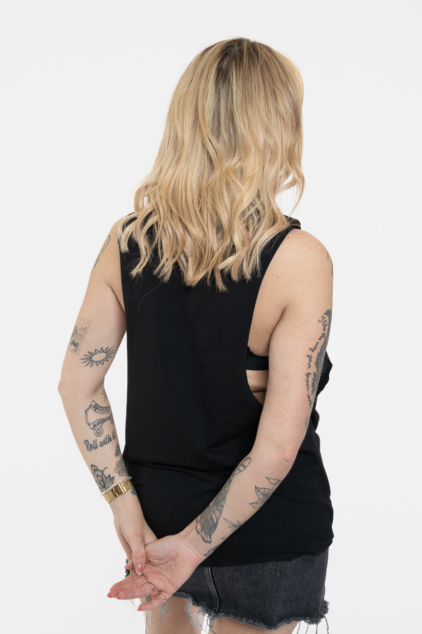 Nirvana Seahorse Band Logo Mono Vest Top product image 4