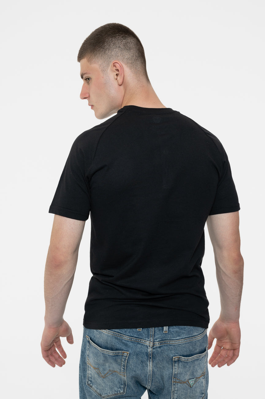The Beatles Mini Drum Logo 3 Button Collar Raglan T Shirt product image 4