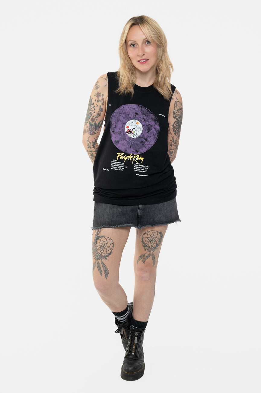 Prince Purple Rain Disc Tracklist Vest Top product image 2