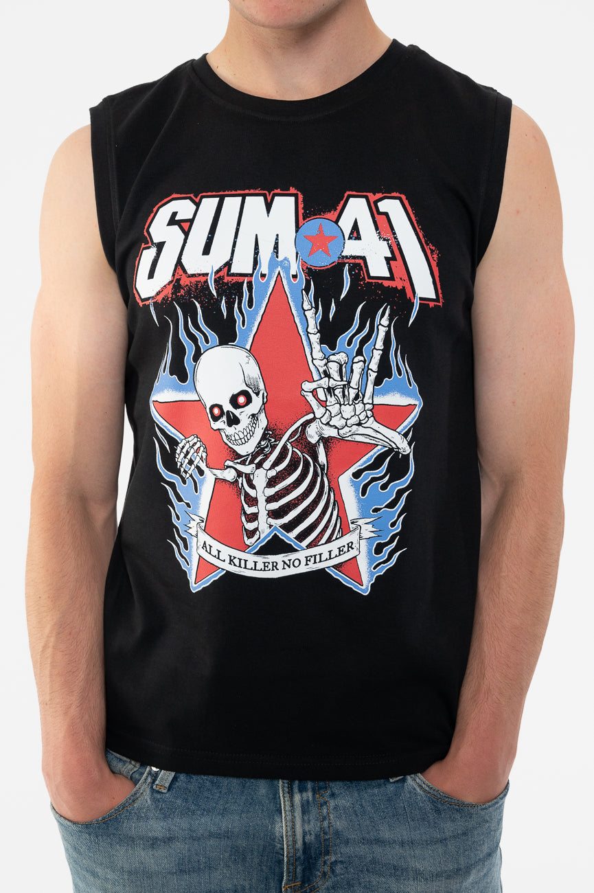 Sum 41 All Killer No Filler Skeleton Tank Top product image 3