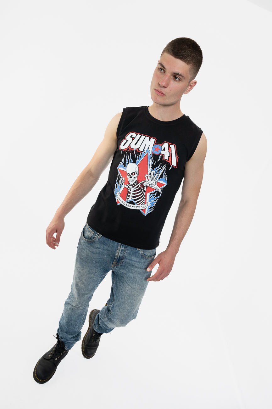 Sum 41 All Killer No Filler Skeleton Tank Top product image 5