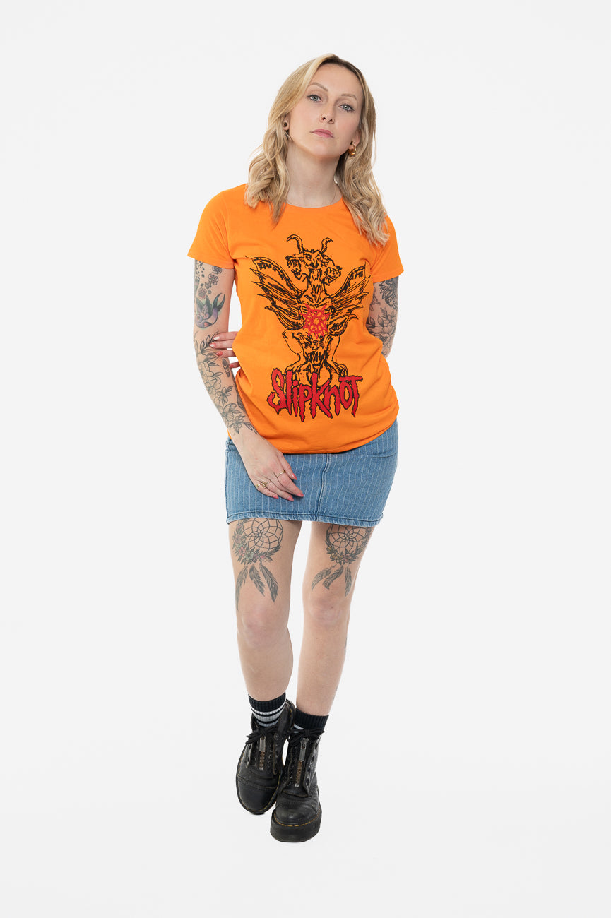 Slipknot Winged Devil Skinny Fit T Shirt product image 2