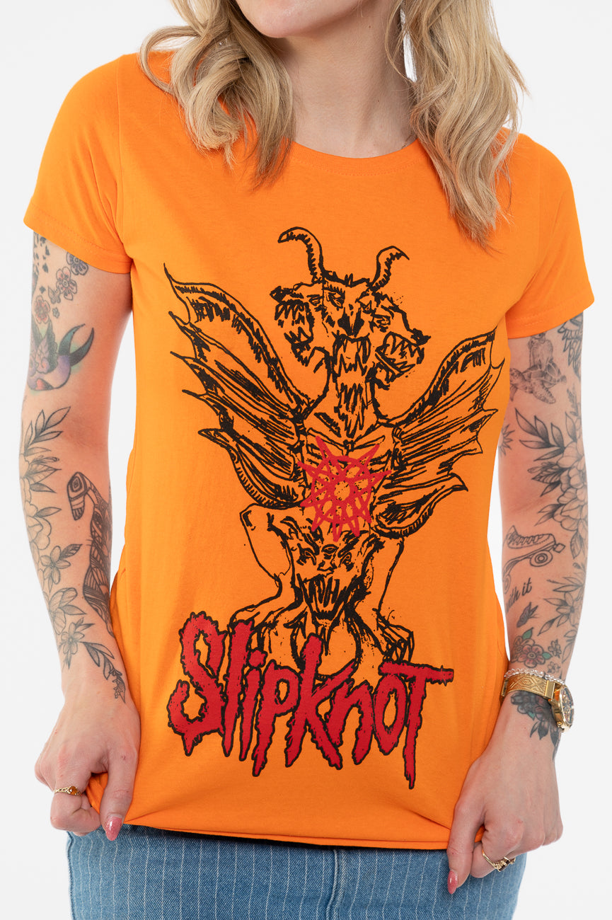 Slipknot Winged Devil Skinny Fit T Shirt product image 3