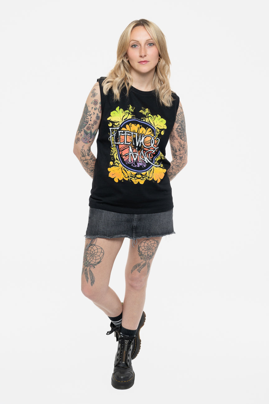 Fleetwood Mac Circle Floral Logo Tank Top product image 2