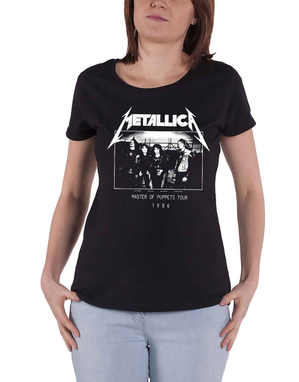 Metallica MOP Photo Damage Inc Tour Skinny Fit T Shirt product image 1