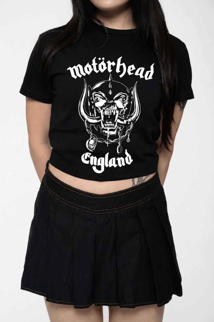 Motorhead England Band Logo Crop Top product image 3
