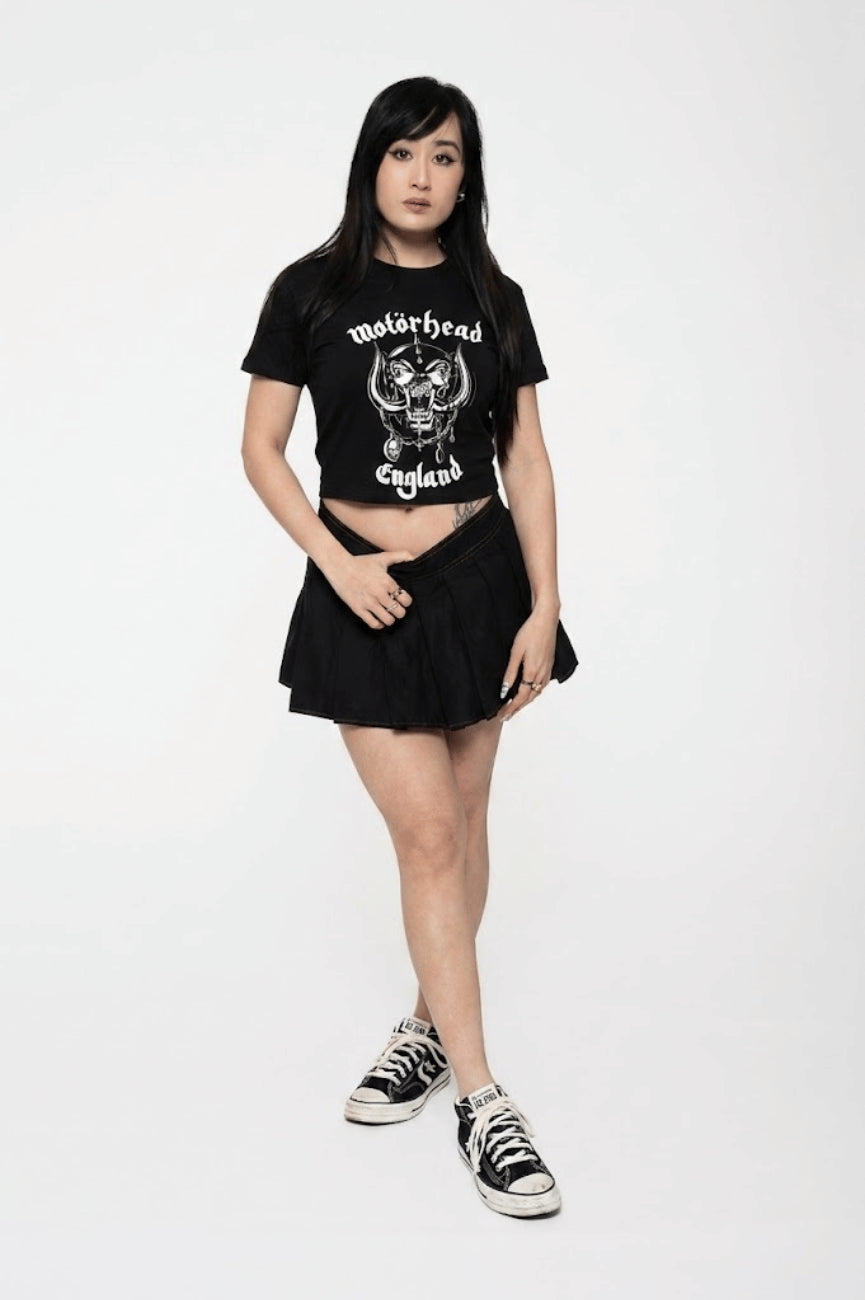 Motorhead England Band Logo Crop Top product image 2