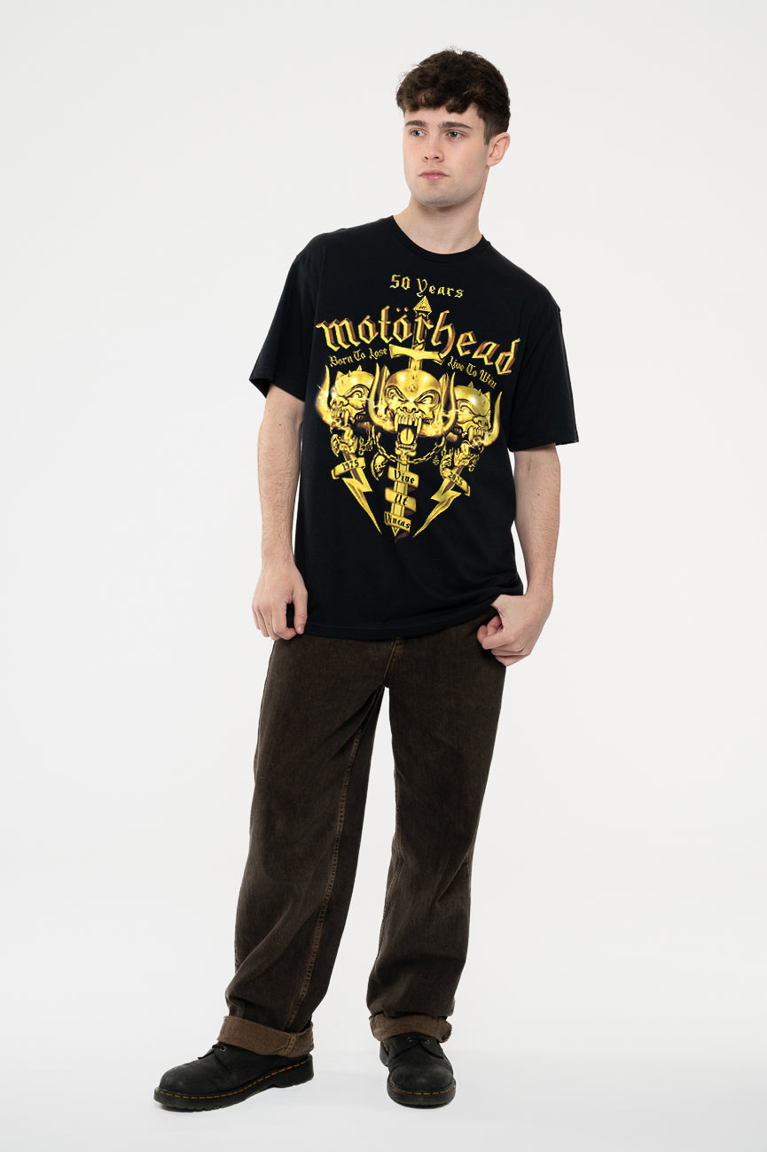 Motorhead 50 Years Swords And Warpig T Shirt product image 2