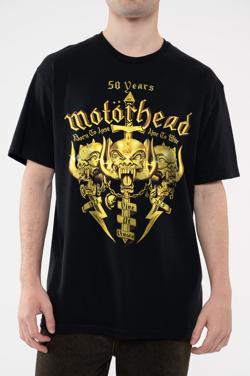Motorhead 50 Years Swords And Warpig T Shirt product image 3