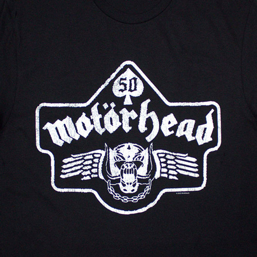 Motorhead 50 Years Ace Wings Emblem T Shirt product image 2