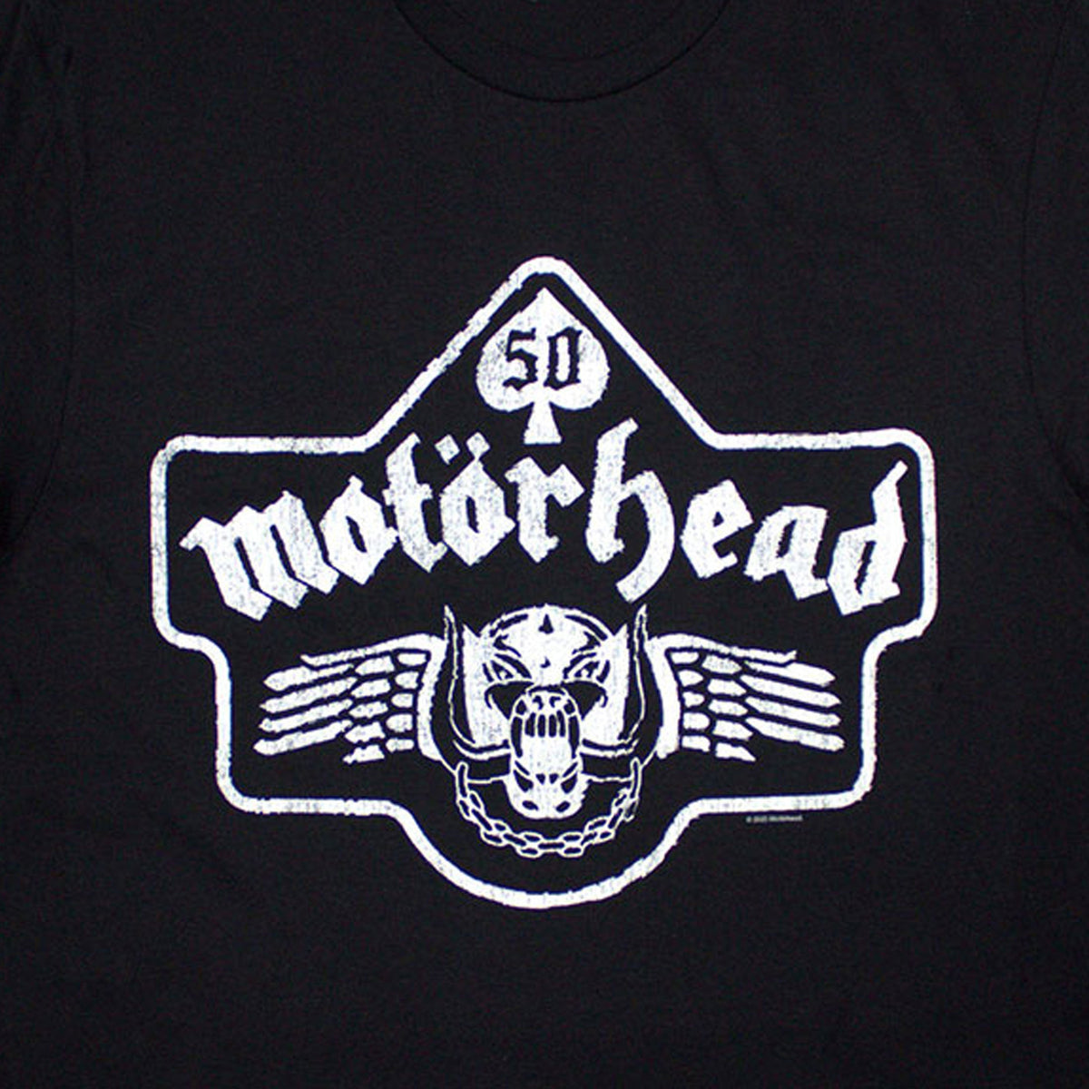 Motorhead 50 Years Ace Wings Emblem T Shirt product image 2