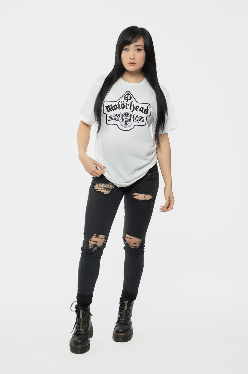 Motorhead 50 Years Ace Wings Emblem T Shirt product image 2