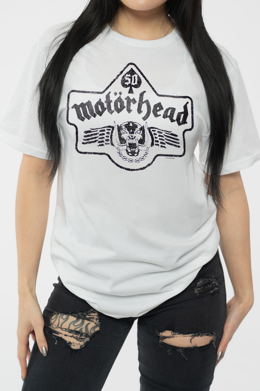 Motorhead 50 Years Ace Wings Emblem T Shirt product image 3