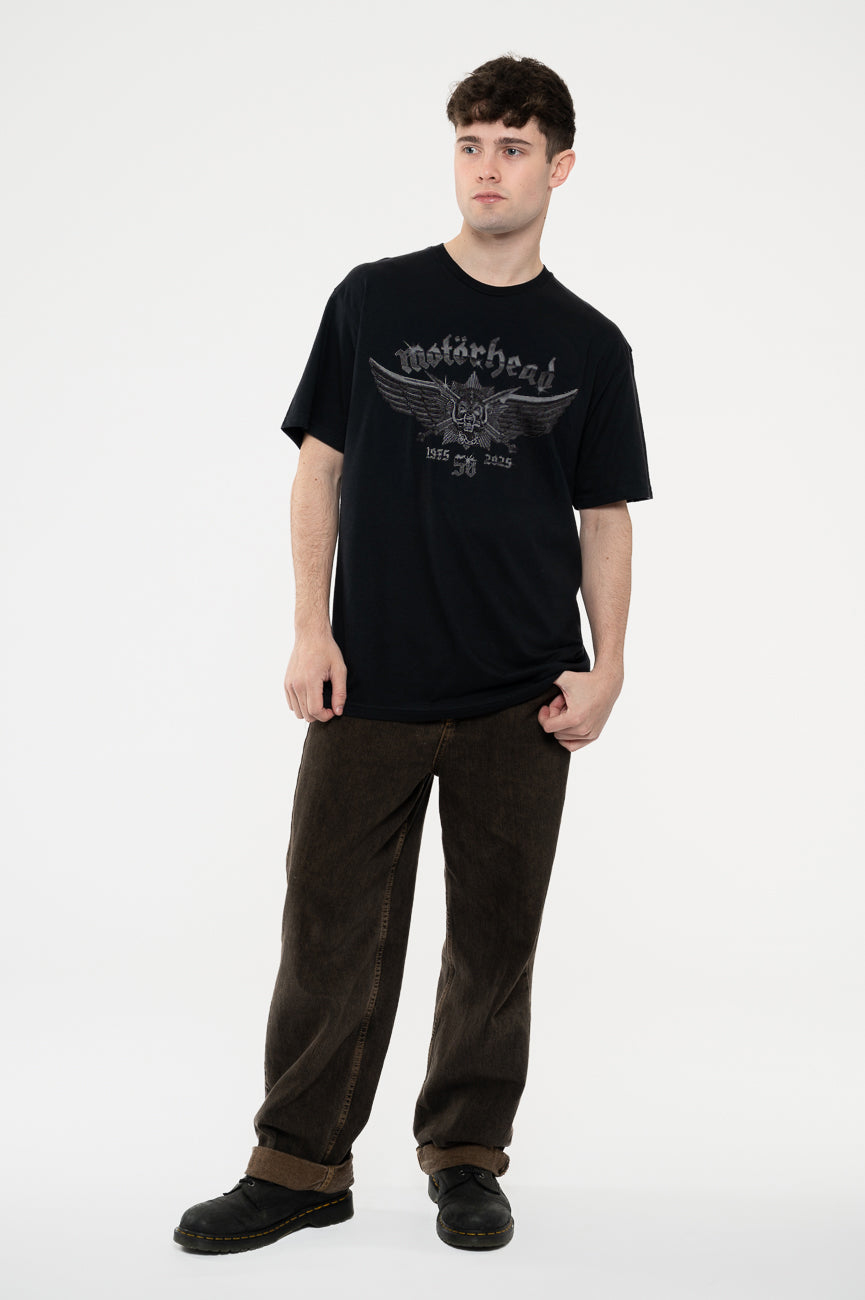 Motorhead 50 Years Wings Badge T Shirt product image 2