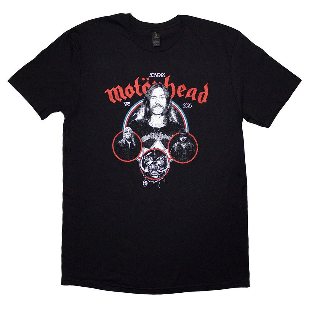 Motorhead 50 Years Band Circles T Shirt product image 1