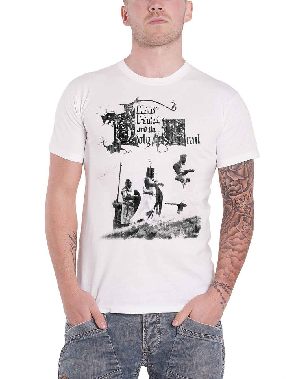 Monty Python Holy Grail Knight Riders T Shirt product image 1