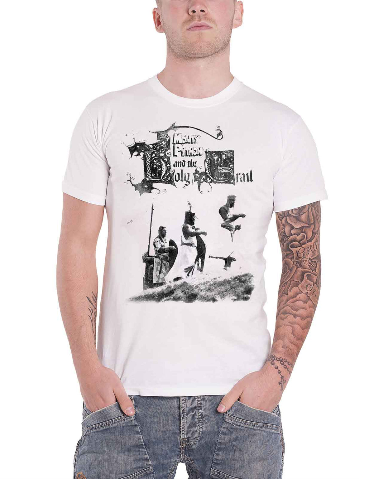 Monty Python Holy Grail Knight Riders T Shirt product image 1