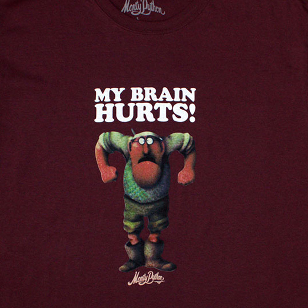 Monty Python My Brain Hurts T Shirt product image 2