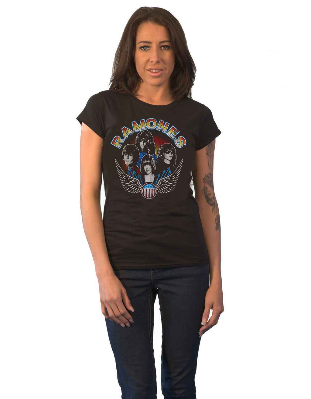 Ramones Vintage Wings T Shirt product image 1
