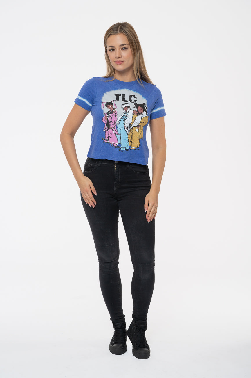 TLC Cartoon Group logo Crop Top T Shirt product image 2