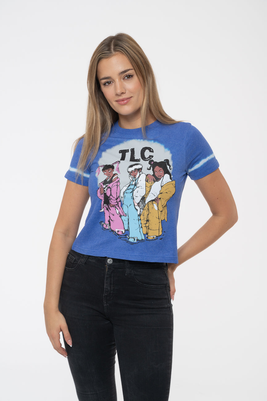 TLC Cartoon Group logo Crop Top T Shirt product image 1