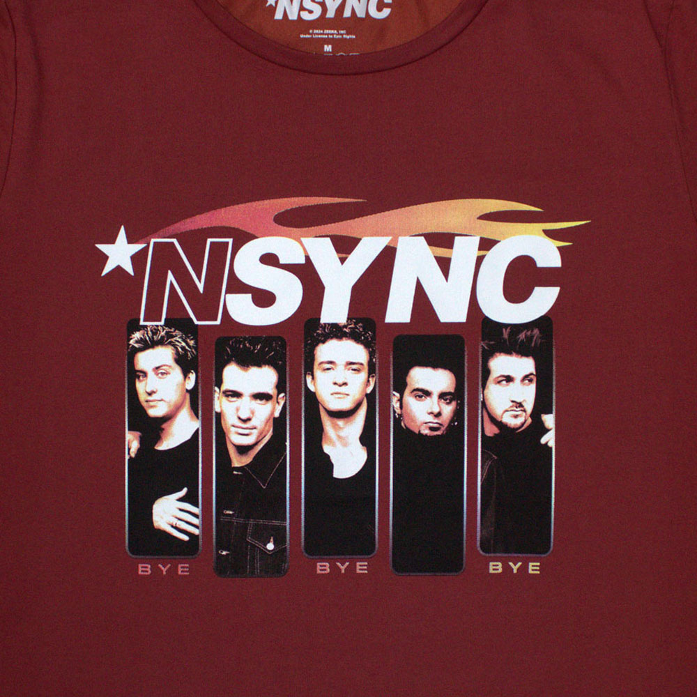 NSYNC Flame Logo Womens T Shirt product image 2